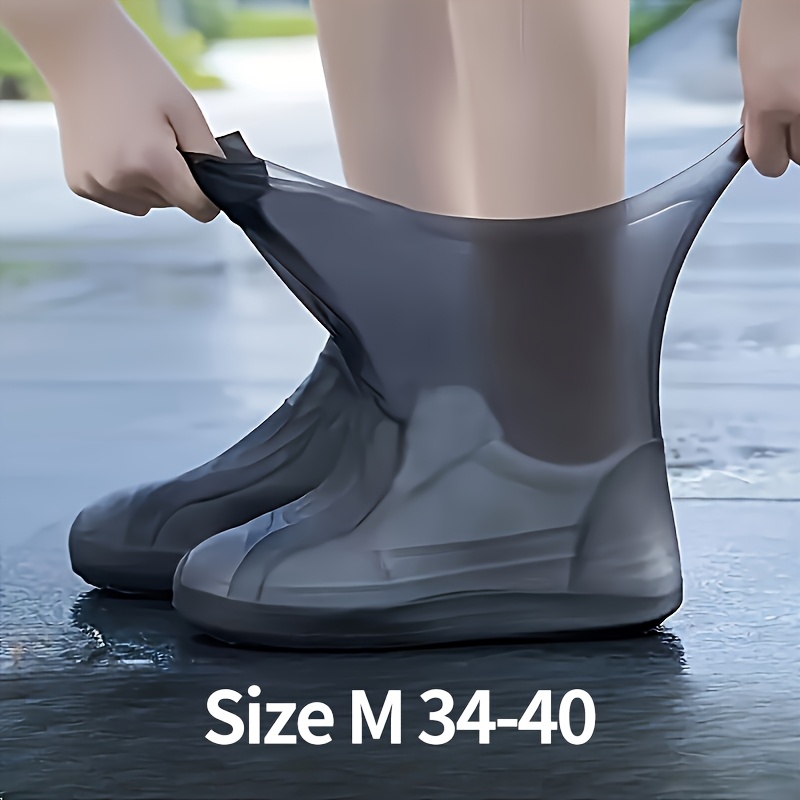 Housse De Pluie Pour Chaussures - Couvre-bottes Imperméable - Homme/Femme - Transparent
