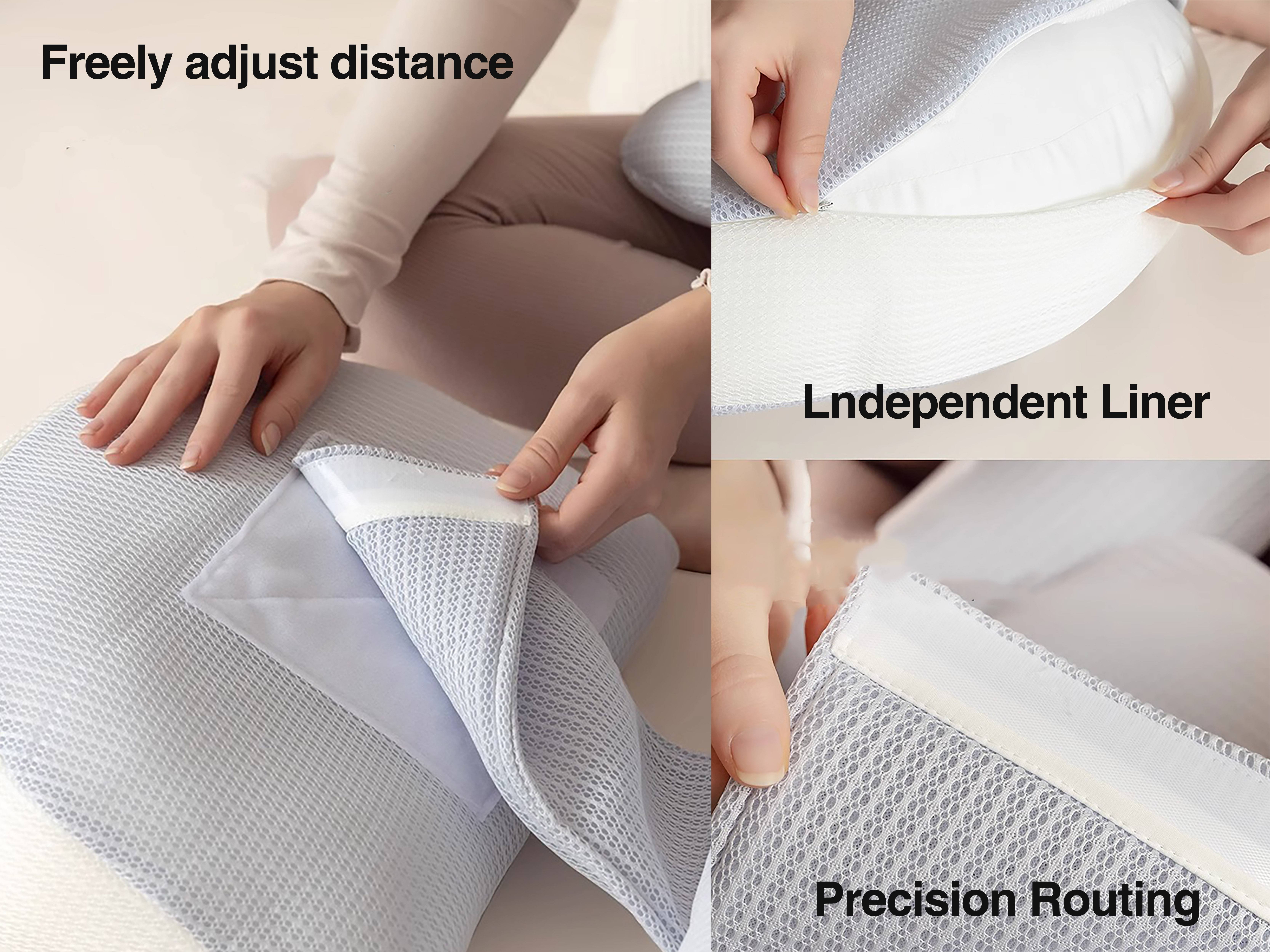 ergonomic maternity pillow for side sleepers portable   support for belly waist relief essential pregnancy accessory details 2