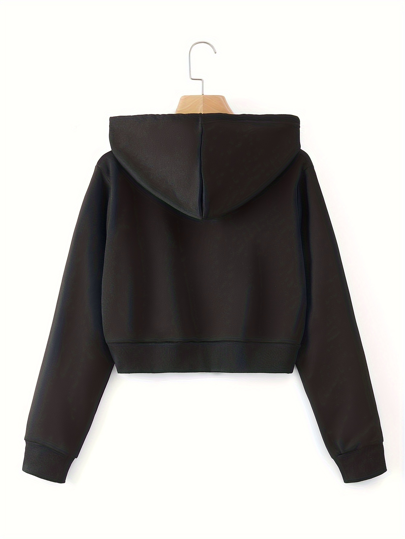 Tシャツ・カットソー HUECLOSET Pigment Cropped Hooded Zip-Up Cropped Zip Up – Tekton LA
