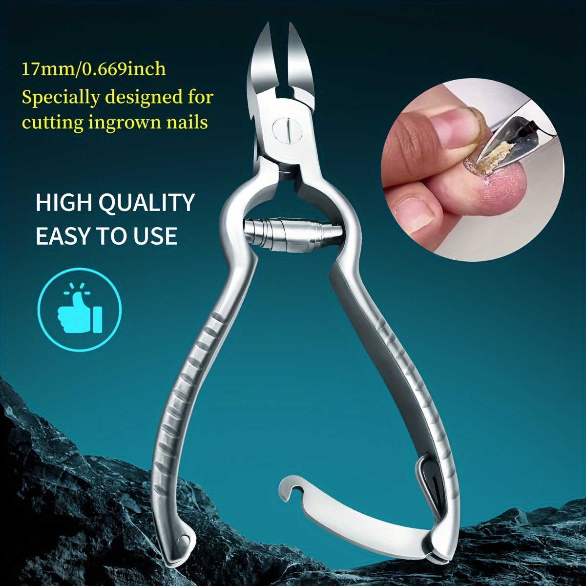 

A Specialized Nail Clipper In The Shape Of A G10 Gourd, Made Of Stainless Steel, For Removing Dead Skin, With A Cuticle Nipper, Corn Remover, And Foot Care Tool For Manicures.