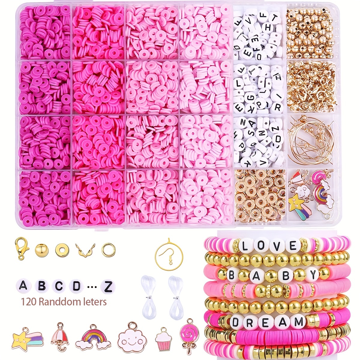 

Diy Bracelet Kit - 1920+ In , , & Spacer , - Jewelry Set For