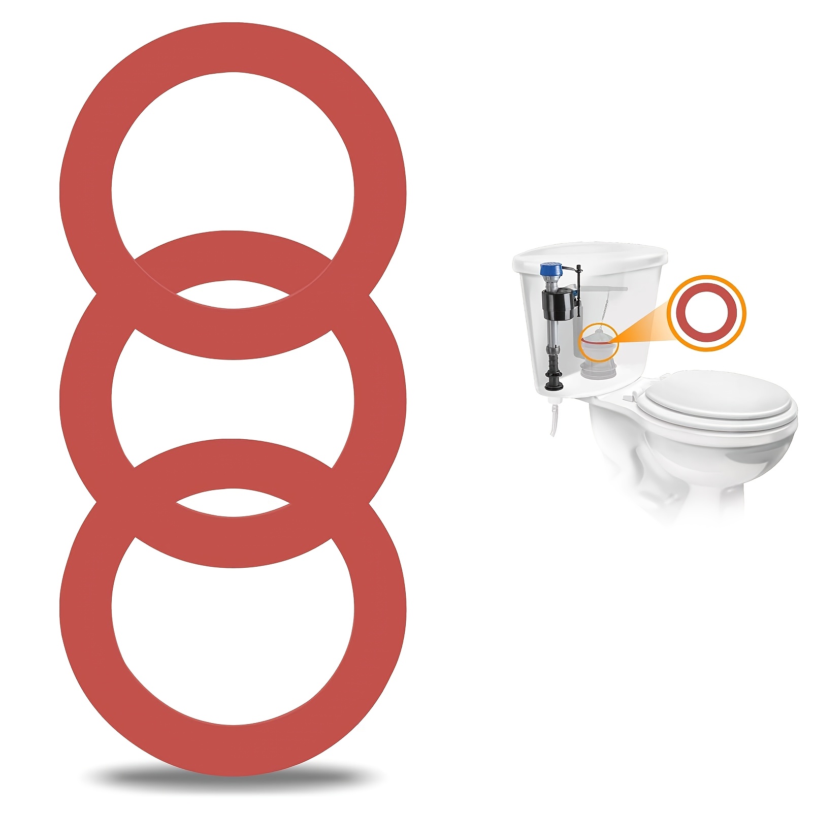 Mansfield 210 211 Replacement Parts 2 Pcs Flush Valve Seal For