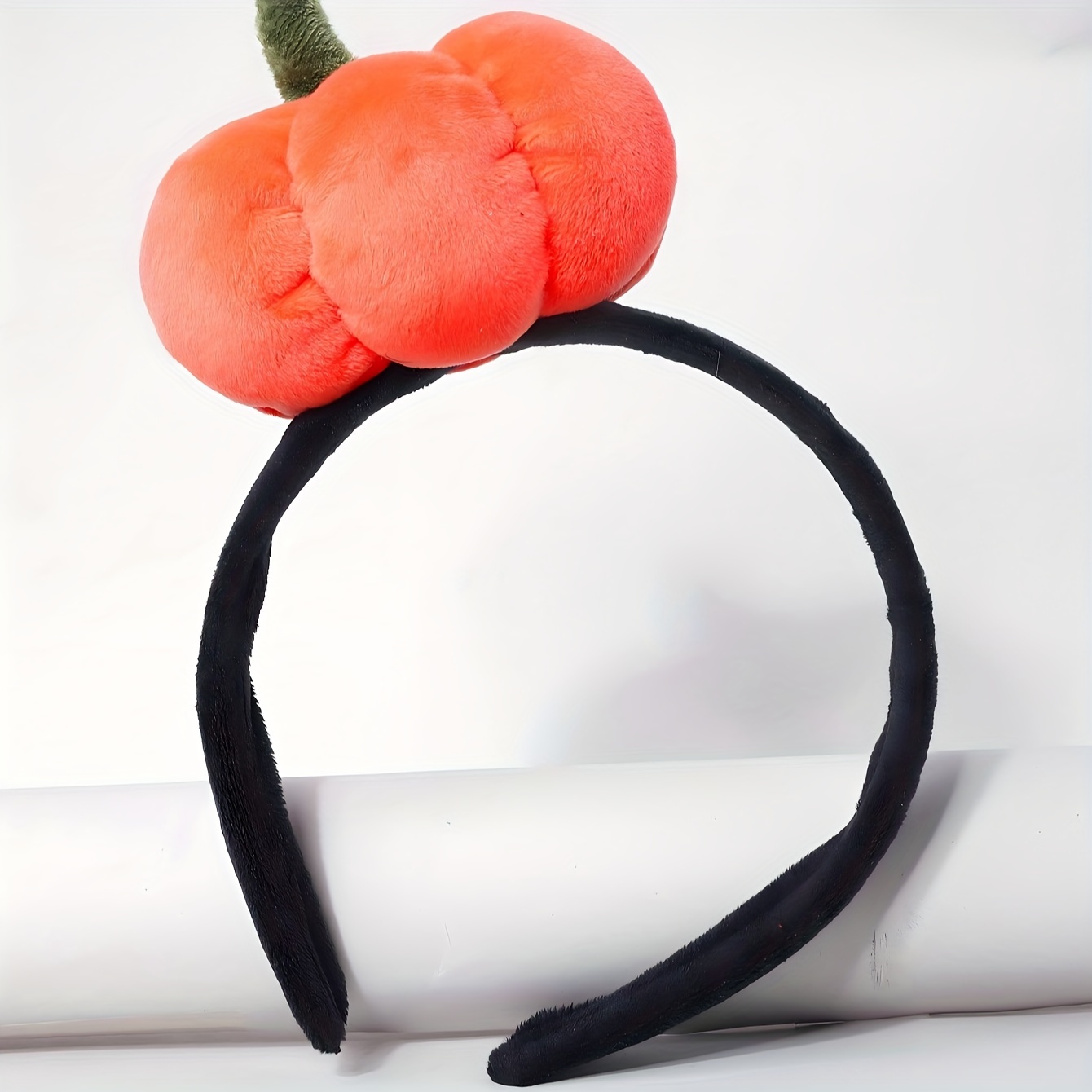 1pc Plush Fruit Pumpkin Halloween Christmas Theme Costume Headband Hair Accessory