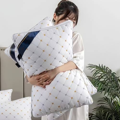 2 pack and 1 pack luxury pillows to high quality hotel original soft and large pillows white pillow core with zipper pillowcase