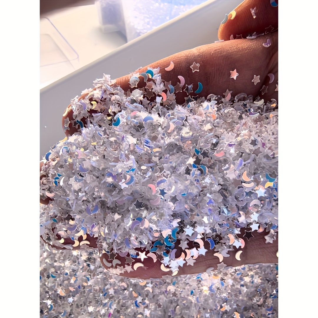 Glitzer Pailletten In Ahornblattform – Limettengrün Holografisch, 50 G, Für Nail Art, Harz, Basteln, Festival-Make-up