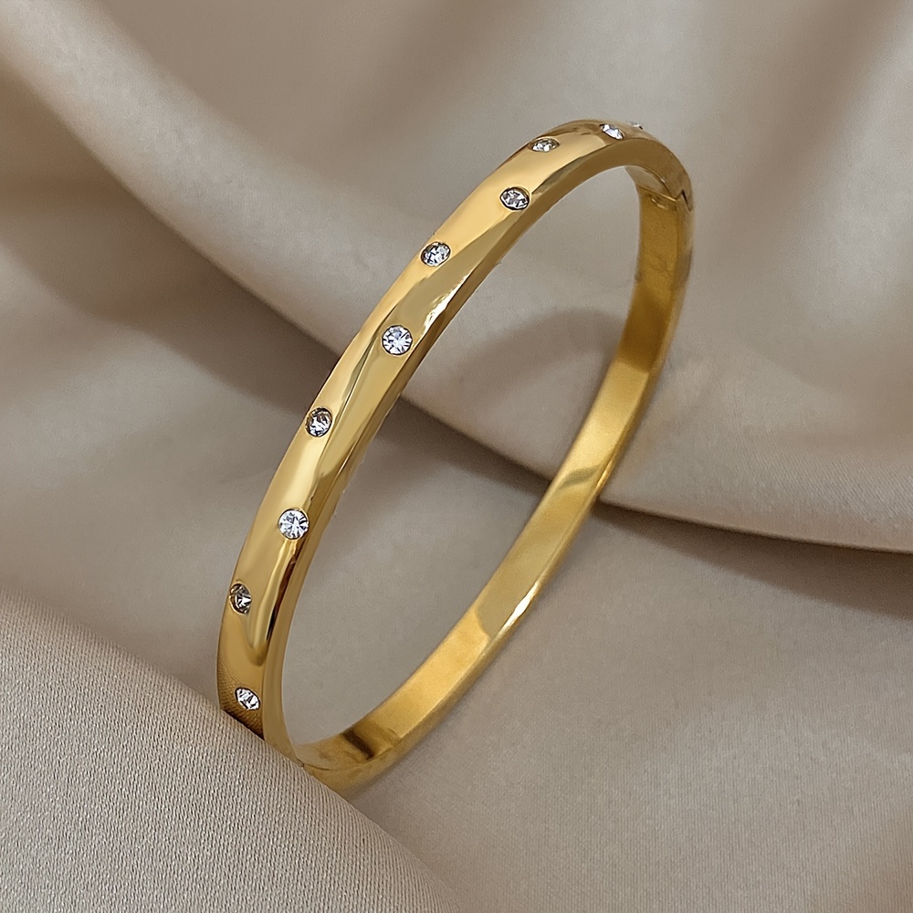 

Stainless Steel Bracelet With Accents - Jewelry Accessory