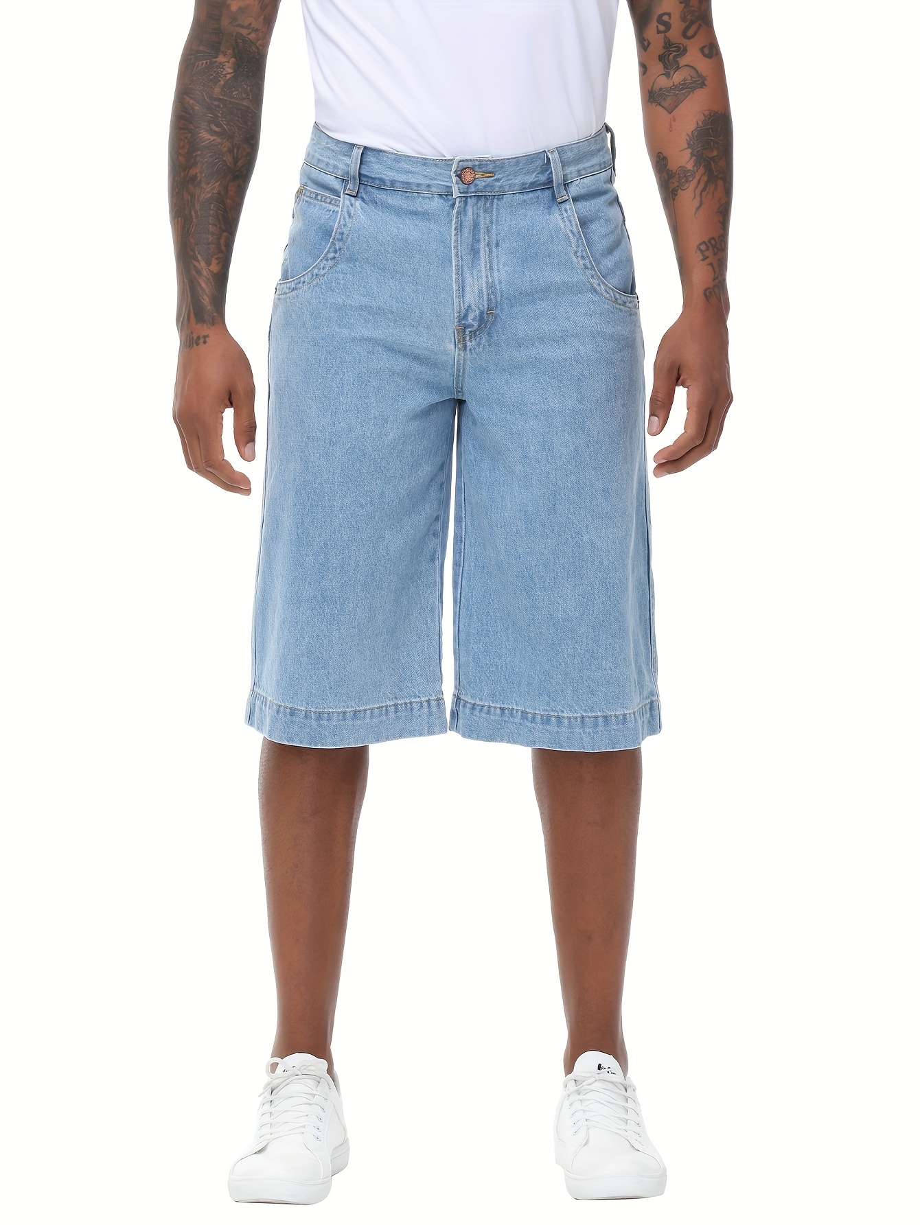 パンツ NO MASS PROD WAXED DENIM BAGGY SHORTS NO MASS PROD WAXED DENIM BAGGY SHORTS（Comfort Meets Style