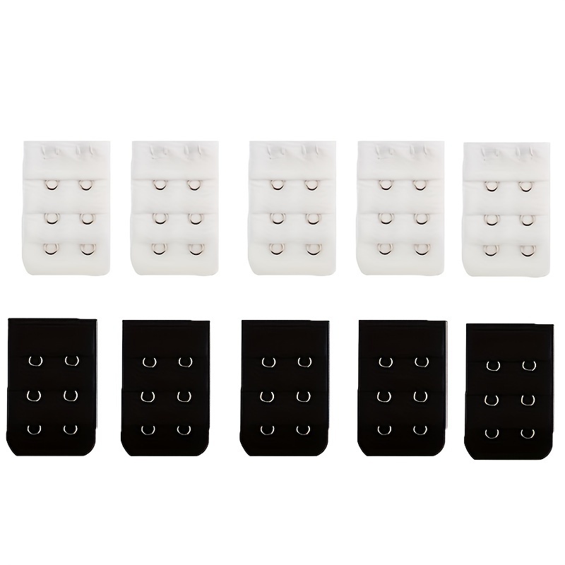 10pcs 3.2cm/1.26in Women's Soli Bra Extension , Elastic Soft Comfortable Bra Straps, Women's Underwear And Lingerie Additions