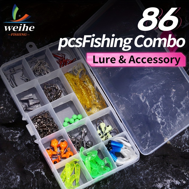 263 Piece Fishing Tackle Kit Fishing Hooks Jig Accessories Set