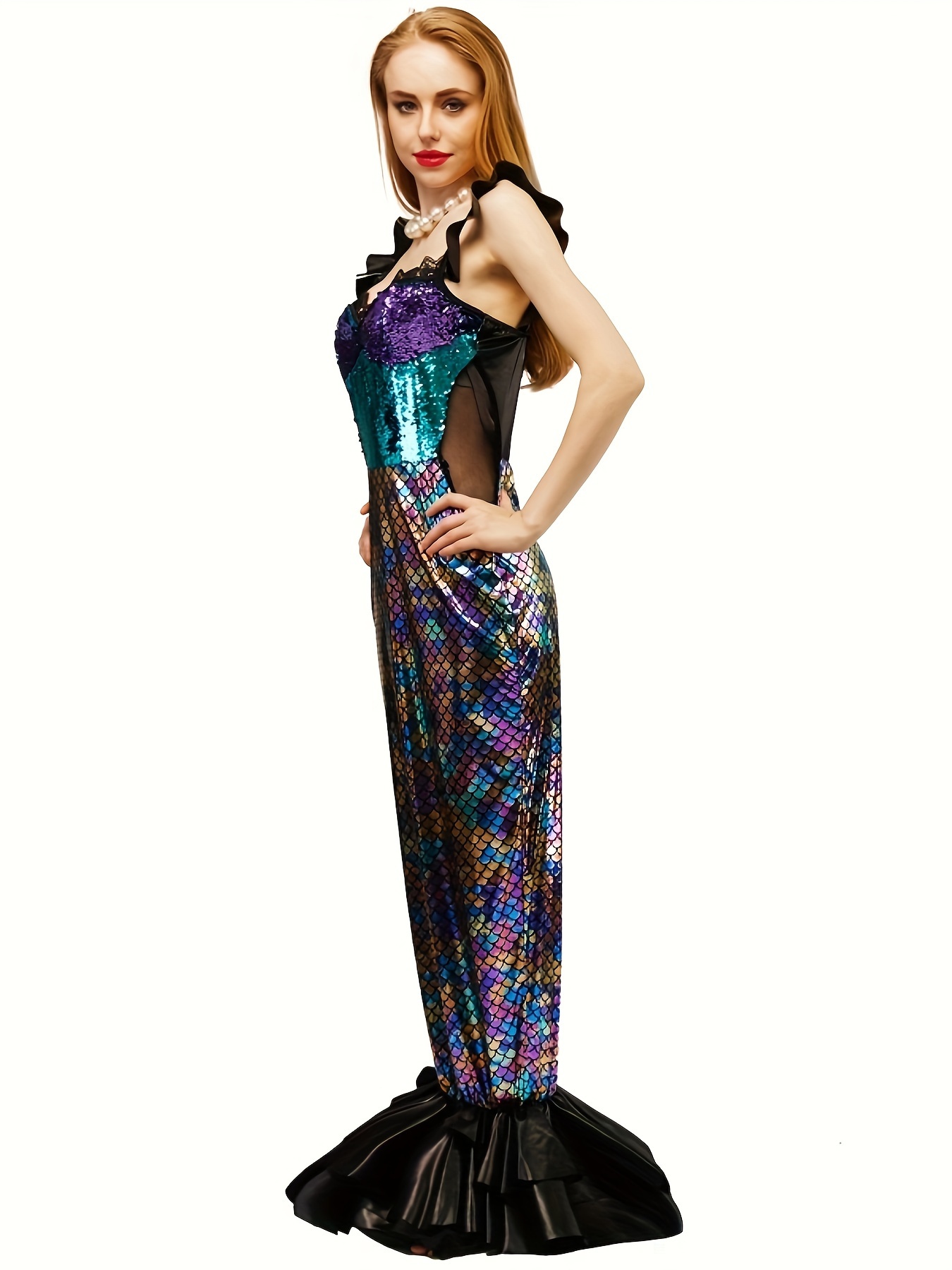 halloween mermaid costume womens masquerade cosplay mermaid - Temu Oman