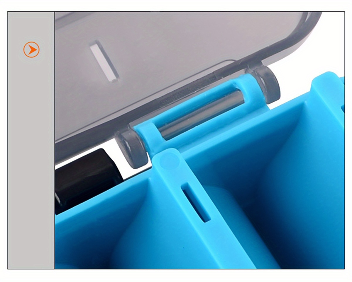 1pc double sided fishing tackle box 14 cells   bait storage case fishing tool accessories Product details 15