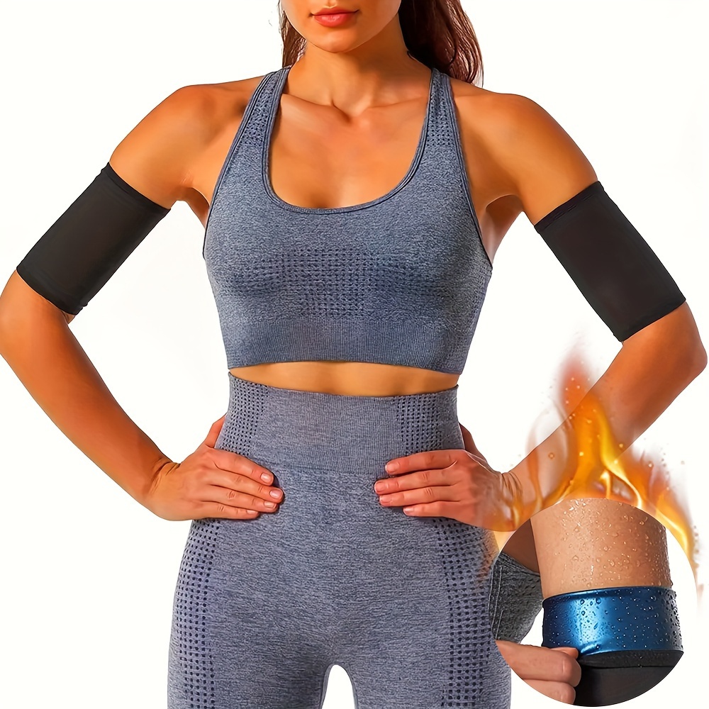 

A Set Of Fitness Arm Covers Designed For Sweat Absorption, Shaping The , And Providing Sleeves For Workouts And Sauna Use.