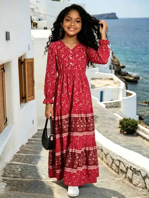 casual tiered maxi dress sold on Temu United States casual tiered maxi dress sold on Temu United States