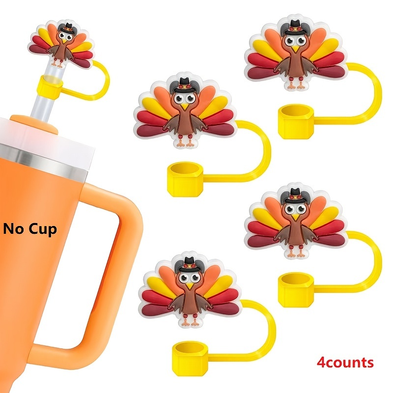 

4- Turkey For 30oz & 40oz , Dustproof & , 9-10mm , Cup Accessories For , Christmas, Halloween