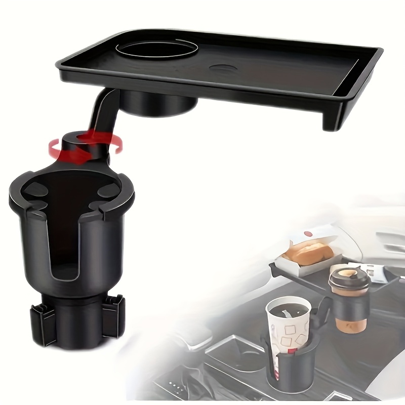 adjustable car cup holder with 360 rotating tray abs material   for secure beverage storage ideal for food and drink organization vehicle accessory   accessory durable car part drink tray for car drink cup holder car car cup holders drink cup holder Product details 5