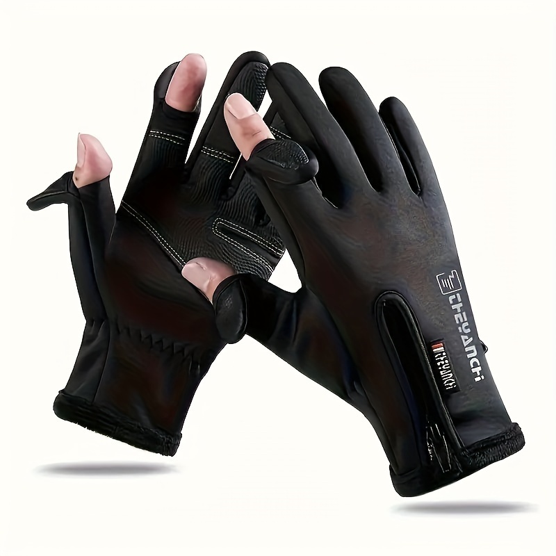 

A Pair Of Unisex Warm, Non-slip Winter Gloves For Outdoor Sports, Cycling, Skiing And Hiking