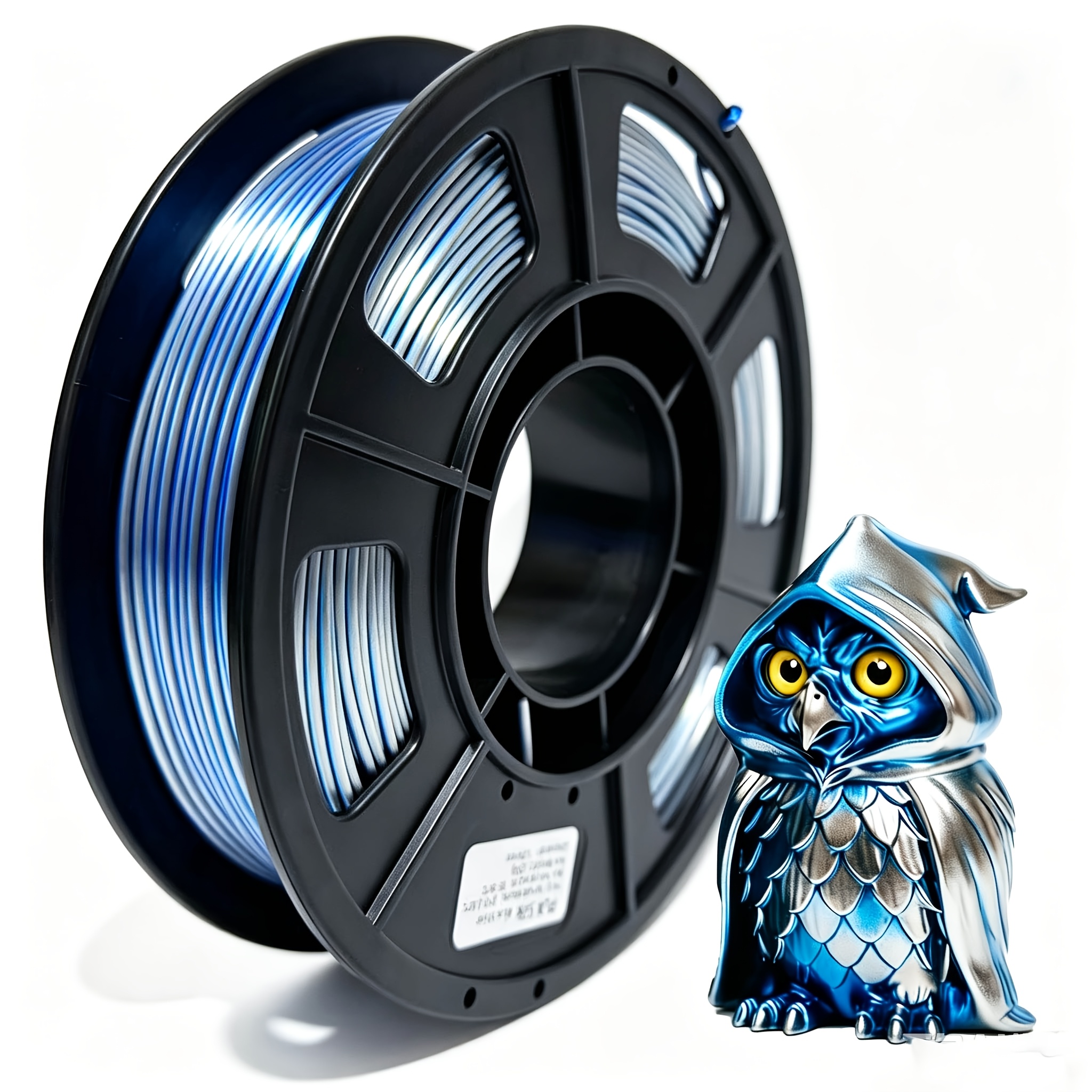 TEMU Pla 3d Printer Filament 250g(0.55lbs), 1.75mm Multicolor Filament, 3d Printing Accessories Pla Shiny Filament, Dimensional Accuracy +/- 0.02mm,