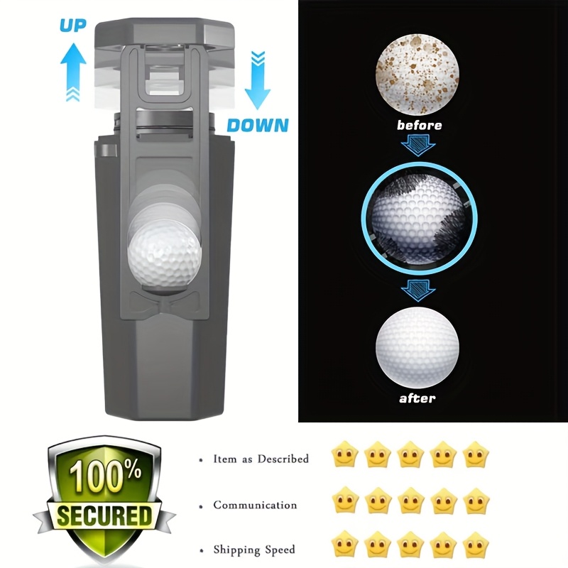  -reiniger tragbarer  -  trainingszubehör hängbar an golfbag/cart unisex geschenk für fortgeschrittene spieler