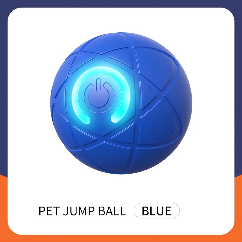TEMU Usb Rechargeable Electric Smart Ball, Irregular Random Bouncing Pet Companion Ball With Built-in Intelligent Obstacle Avoidance Sensor For