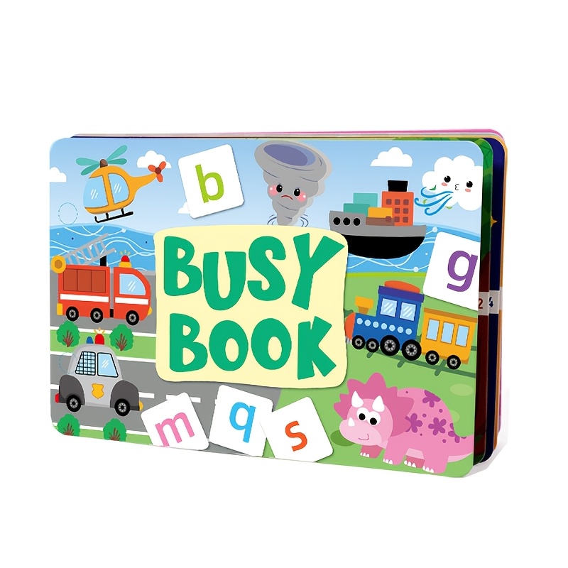 Image of Interactive Quiet Book,reusable Sticker Book,enhancing Motor Skills And Cognitive ,learning And Educating Writing Aids,back-to-school Supplies,halloween Christmas Gift