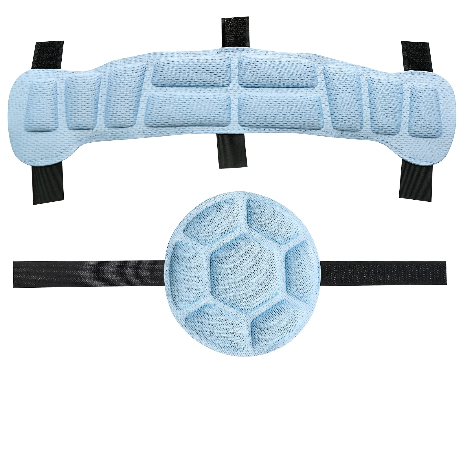TEMU Bande de protection lavable anti-transpiration pour casque de chantier, 1 ensemble bleu | Rembourrage respirant pour casque de chantier, bandes