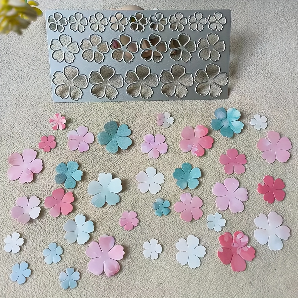 ★新入荷★和風　花型　メッセージカード　カッティングダイ 1個 ティブな花のメタルカッティングダイ diy 用 ーションエンボス紙