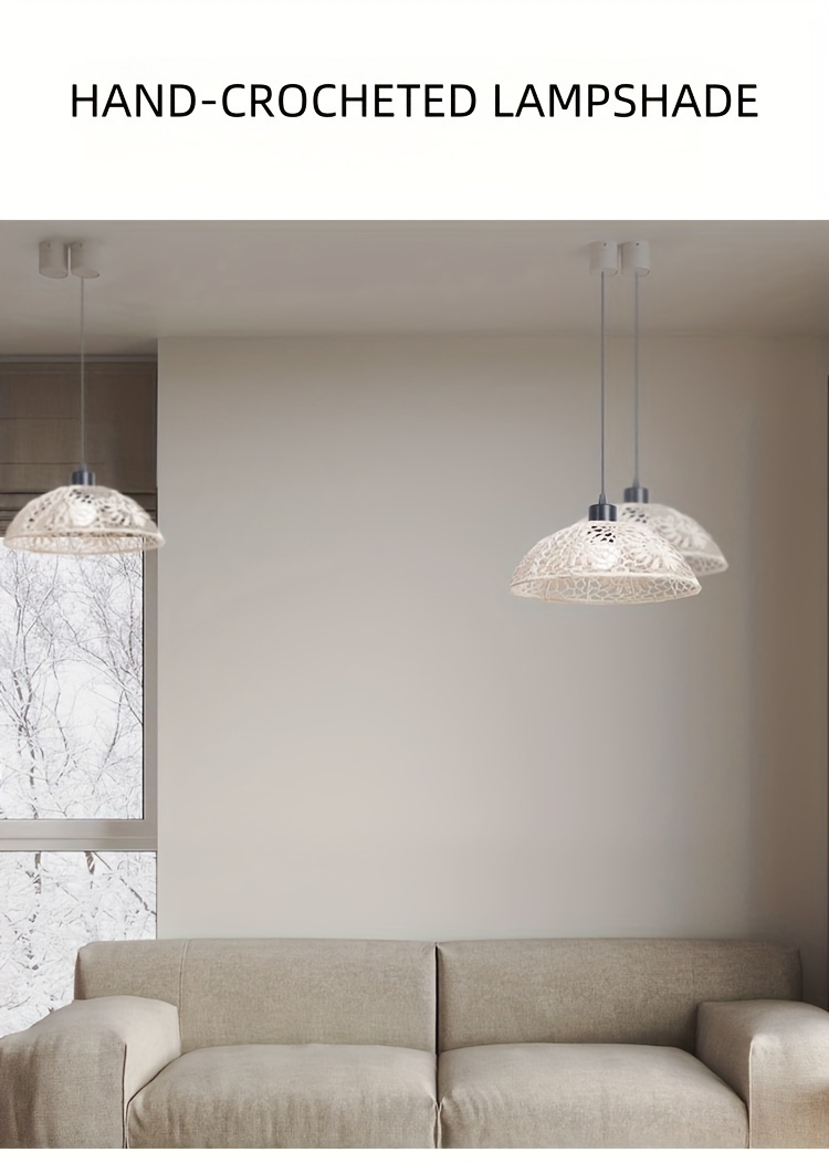 bohemian rope chandelier lampshade art hand woven bedroom b b inn hotel   details 0