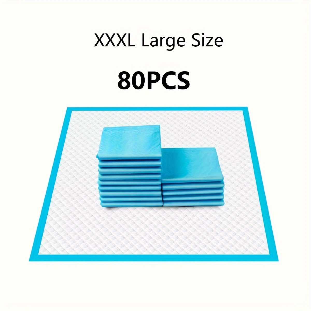 TEMU 80pcs Premium Disposable Training Pads - Xxxl Super Large 36" X 30" Puppy Pee Pads - Quick , - In - Training Pad For Dogs, Pets - Leak-proof, Super Absorbent Layers