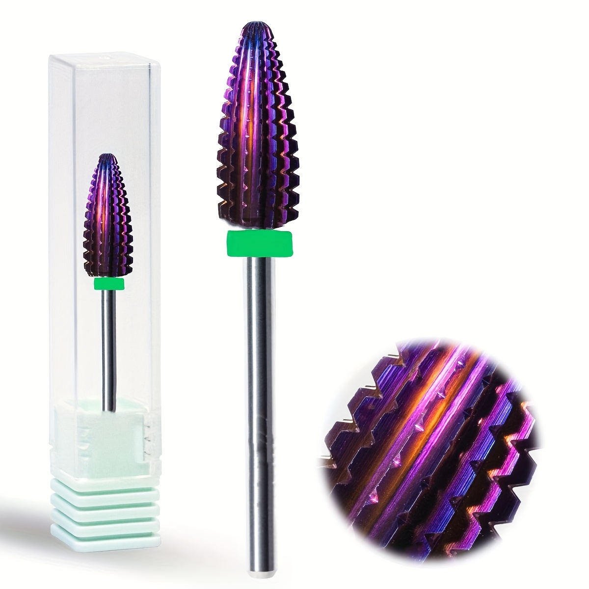 A Nail Drill Bit Made Of Hard Steel, For Quick Removal Of Acrylic Or Gel Nails, Shaping And Smoothing, Suitable For Manicure And Pedicure Salons