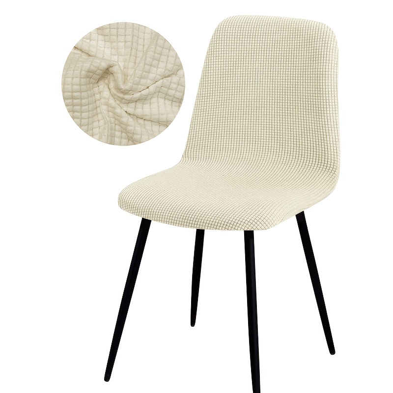 28-color Thickened Solid Color Short Backrest Chair Cover, Seat Cover, Chair Cover, Home Armchair Polyester Chair Cover
