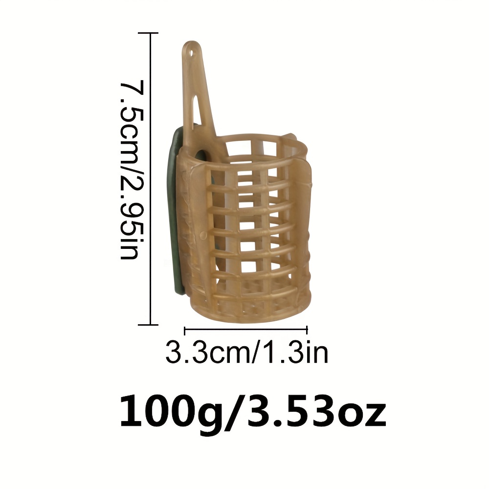 Ftk 1pc Carp Bait Cage Weighing Between 30g/1.06oz And 100g/3.53oz - Designed For European-style Carp Angling