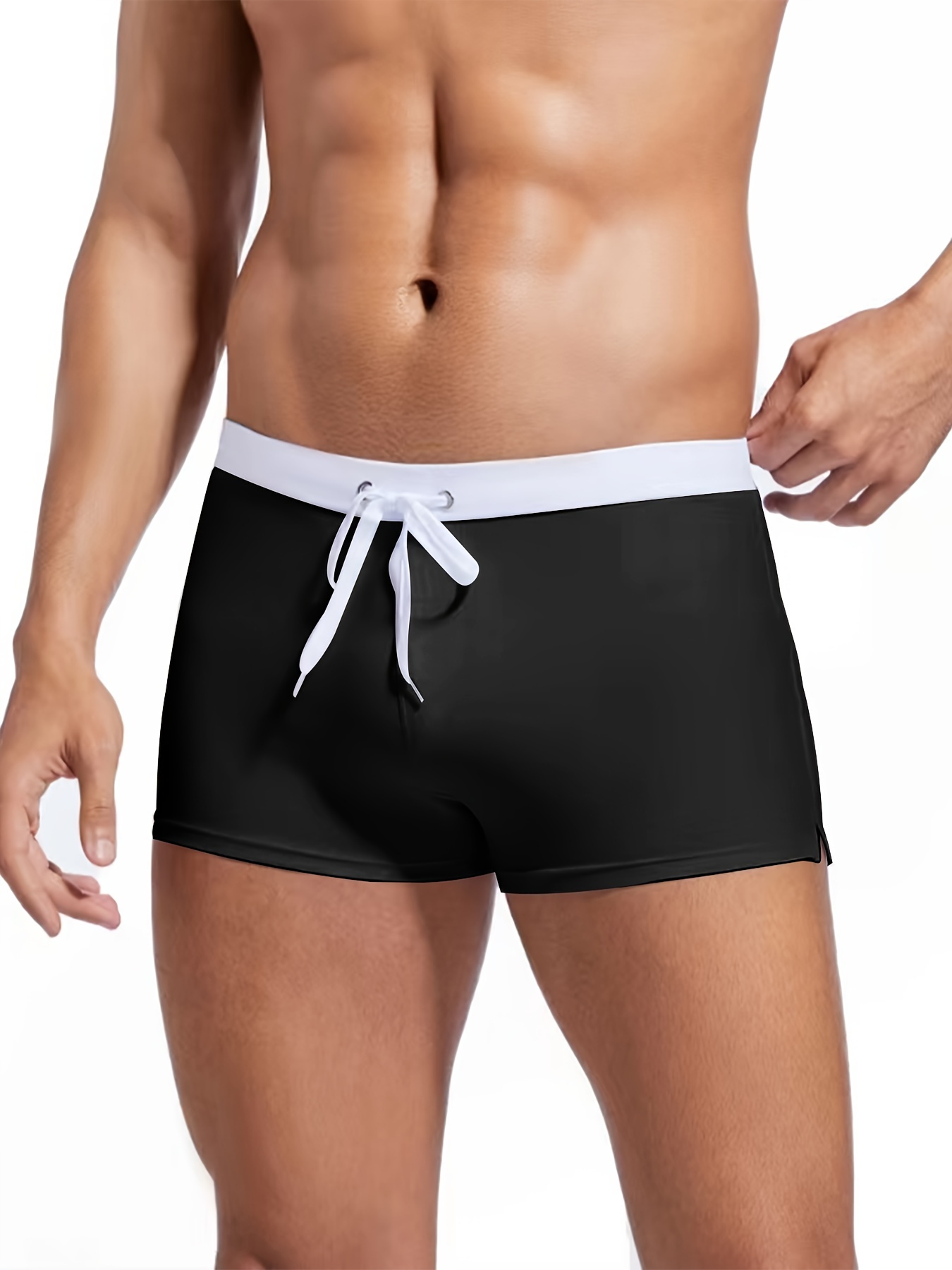Men Swim Beach Pants Shorts Swimwear Swimming Trunks Underwear Boxer Briefs
