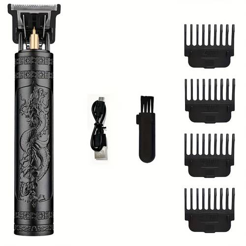 t9 vintage carving mens electric razor body hair trimmer clipper wet dry electric shaving usb charged body hair trimmer