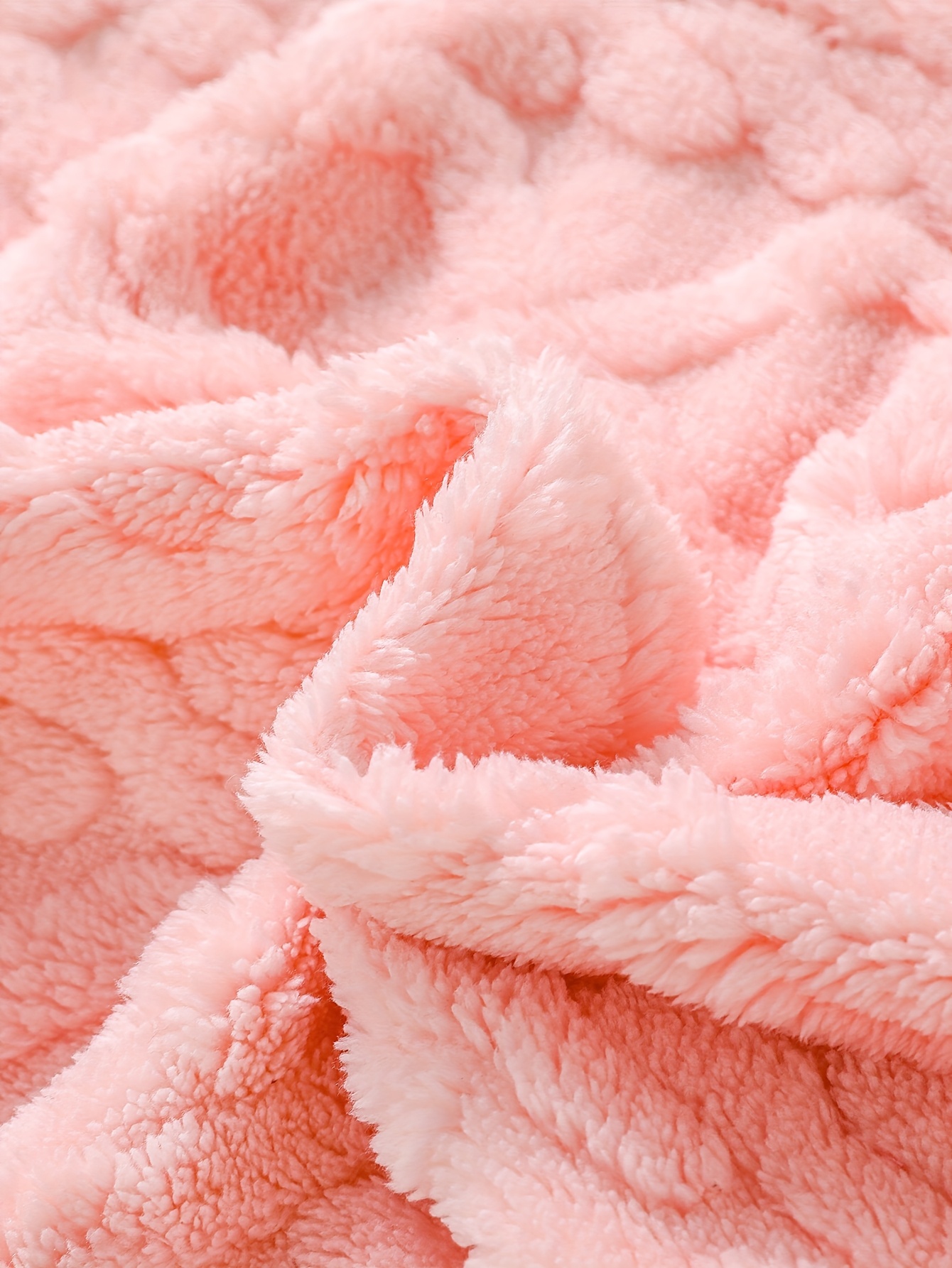 Girls' Mid-Length Double-Sided Coral Fleece Hooded Pullover