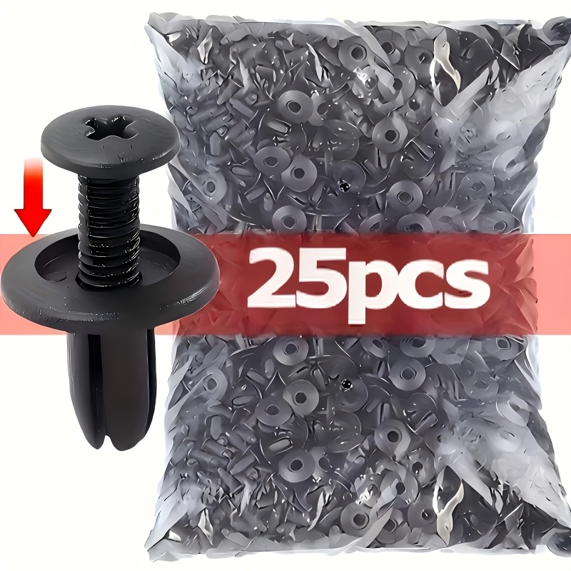TEMU 25/65/130/500pcs Clips de fixation universels pour garde-, garnitures de garde-, kits de fixation et kits de arrière adaptés aux berlines, VUS,