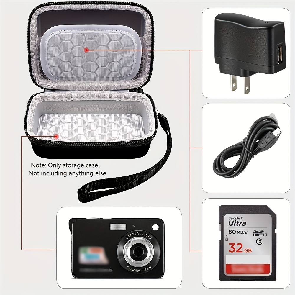 Ccd Camera Bag, Mini Portable Eva Storage Case, Multifunctional Micro Digital Storage Bag, Hard Bag, Machine Bag