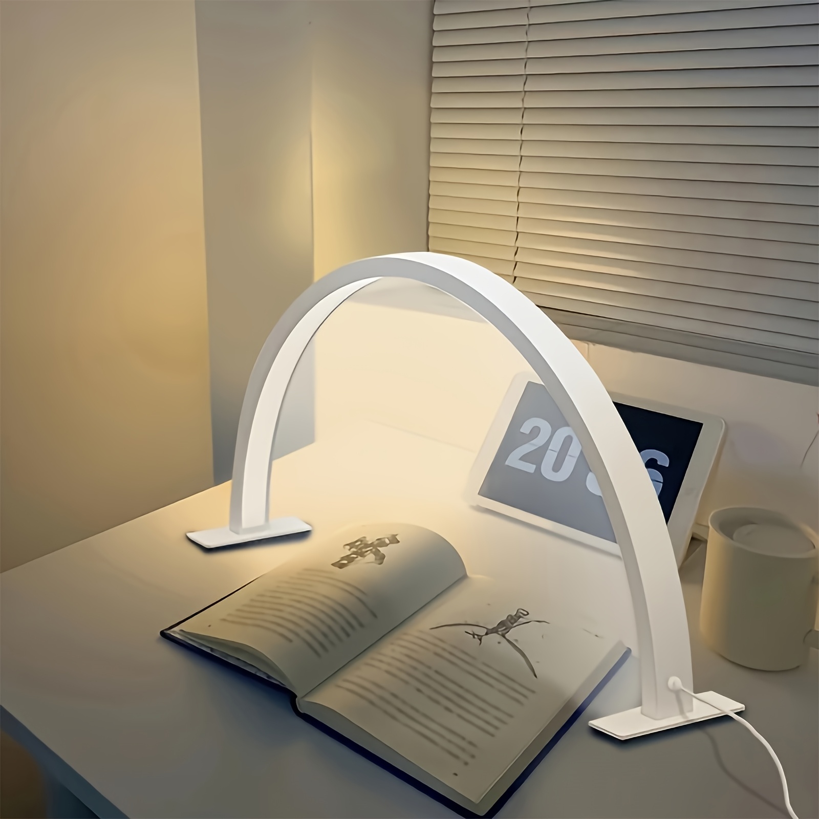 1 pack led nail lamp led eyelash lamp half moon lamp facial   moon lamp beautician technology lamp for gel polish   tattoo ideal for salon   white Product details 6
