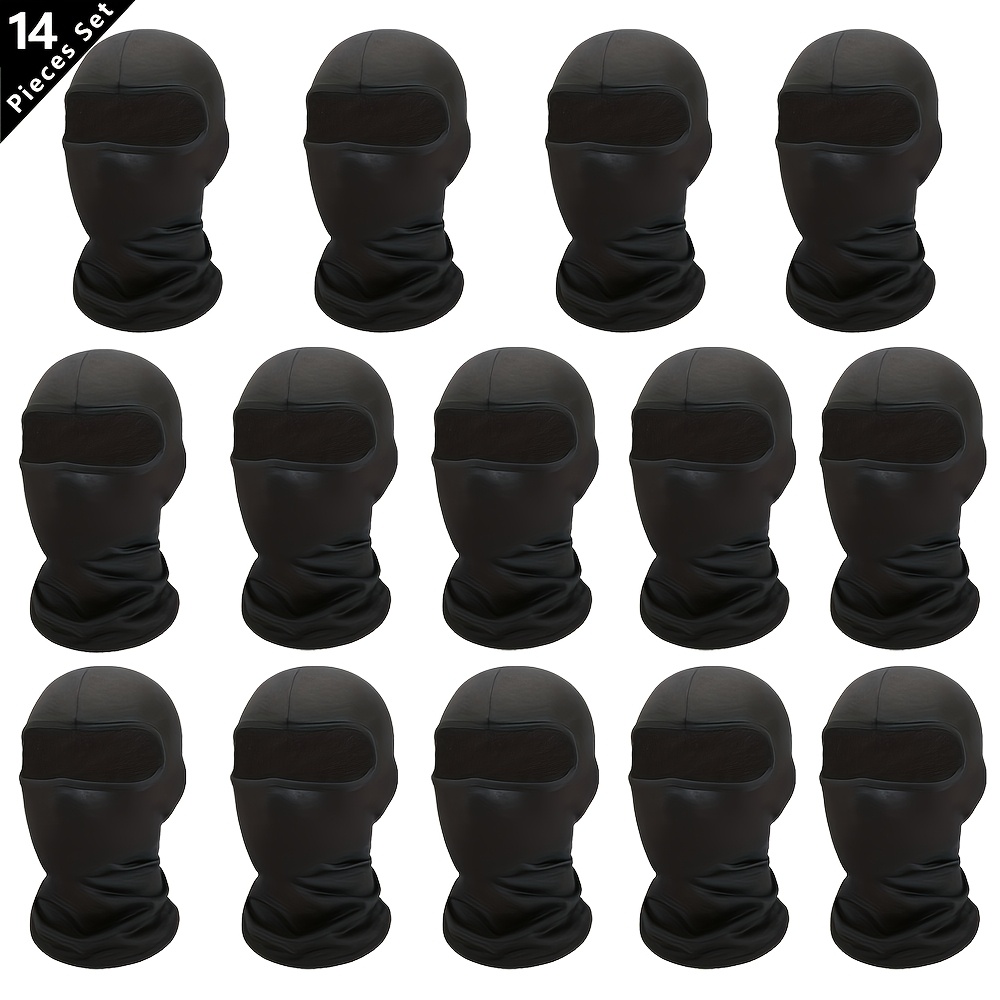 TEMU 14pcs Unisex Cycling Masks