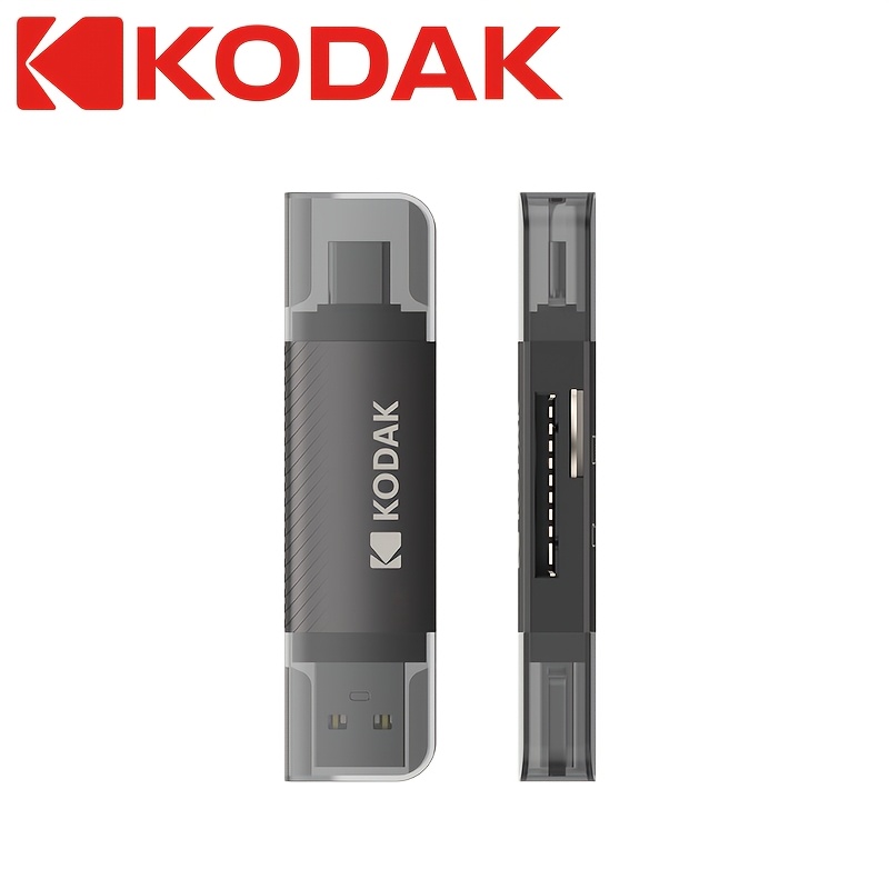 TEMU Kodak Sd Card Reader Usb 3.0 Sd Adapter Type-c Support 2tb Mobile Phone Card Reader 4-in-1 Reading, Support Tf/micro Sd