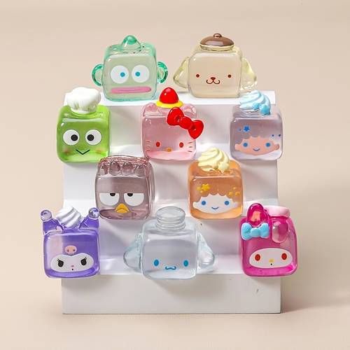 random 1pc 5pcs translucent small dessert grain resin jewelry additions car decoration perfect gift
