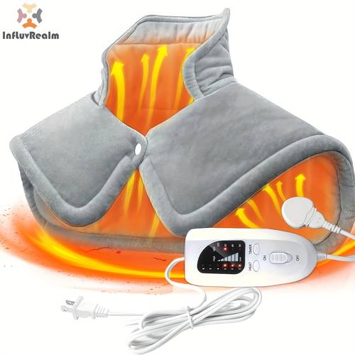 weighted heating pad for neck and shoulders electric neck heating pad with 6 heat settings auto shut off heating blankets gifts for mom local warehouse