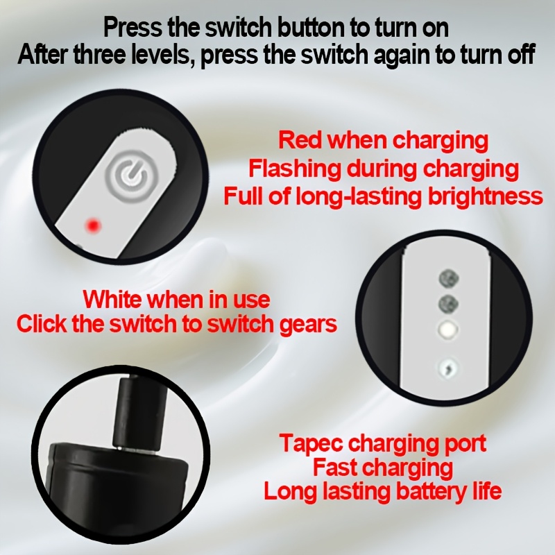 2 in 1 electric milk frother handheld mixer with usb charging   adjustable powerful motor built in egg beater foam maker cordless operation for   cappuccino whisky   appliance with ergonomic handle usb powered compatible with usb   handheld milk frother Product details 2