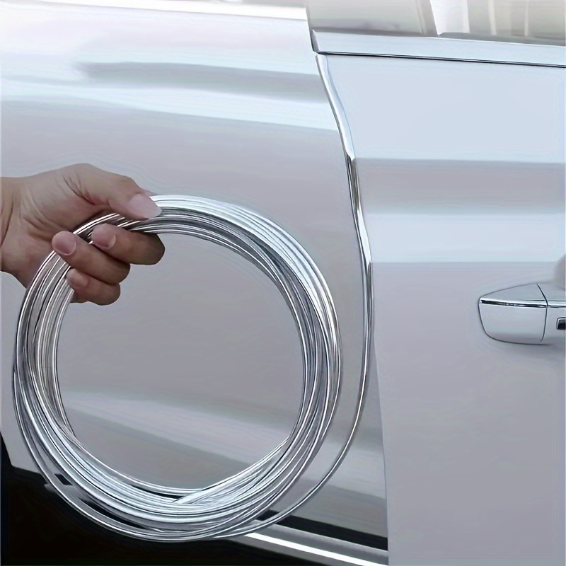 

5-meter Car Door Decoration Strip - Premium Protection Cover, Featuring A Rolled Design To Prevent Scratches And Dents - Rear Bumper Guard, Enhancing Vehicle Protection, Automotive Accessories