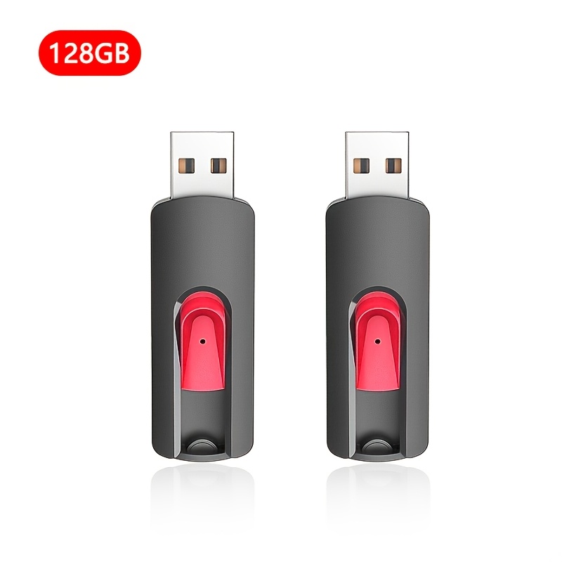TEMU Topesel 2pcs 64gb/128gb Usb Flash Drive, Usb 2.0 Memory Stick , Jump Drive Pen Drive For