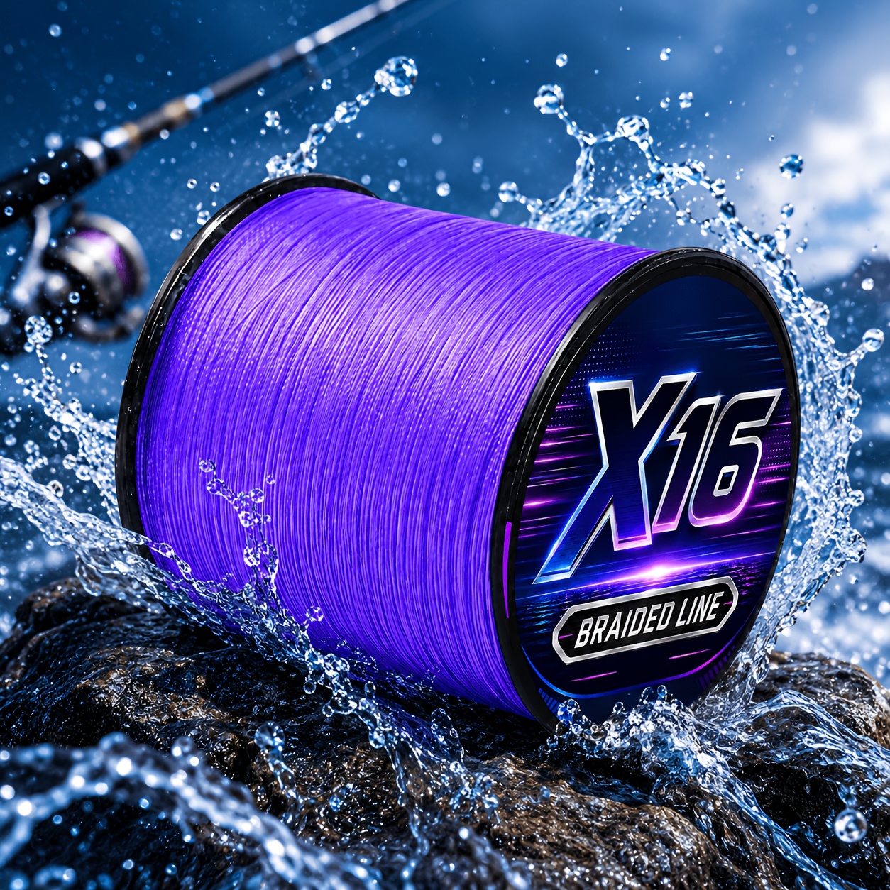 TEMU Ligne de pêche solide et durable de 300 m - 328 yd, à haute résistance à , résistante à l' et à l'abrasion, lisse et facile à contrôler pour les