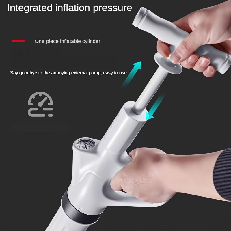 1pc heavy duty   gun powerful toilet plunger for unclogging bathroom sink and floor drains air plunger tool with adjustable pressure no electricity needed durable   Product details 0