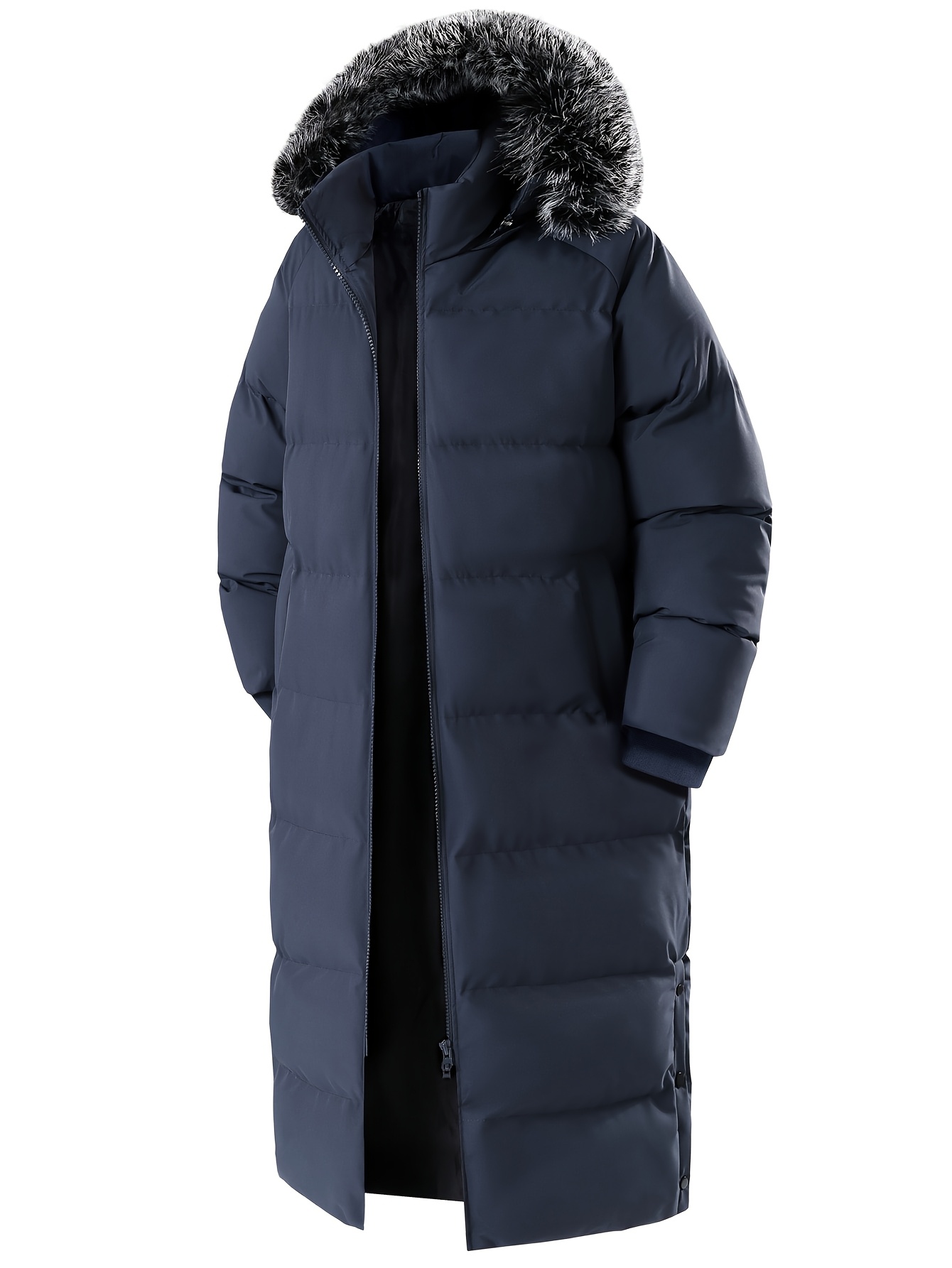 Men's Casual Winter Jacket with Hood and Collar