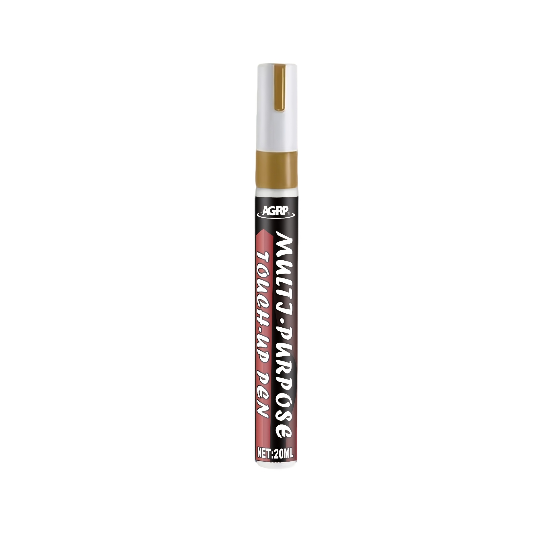 TEMU Upgraded Golden Marking Pen - Furniture Gilding Pen, Quick-drying Fine Tip, Used For Metal Scratch Repair, Designed For Cabinet, Door, Musical