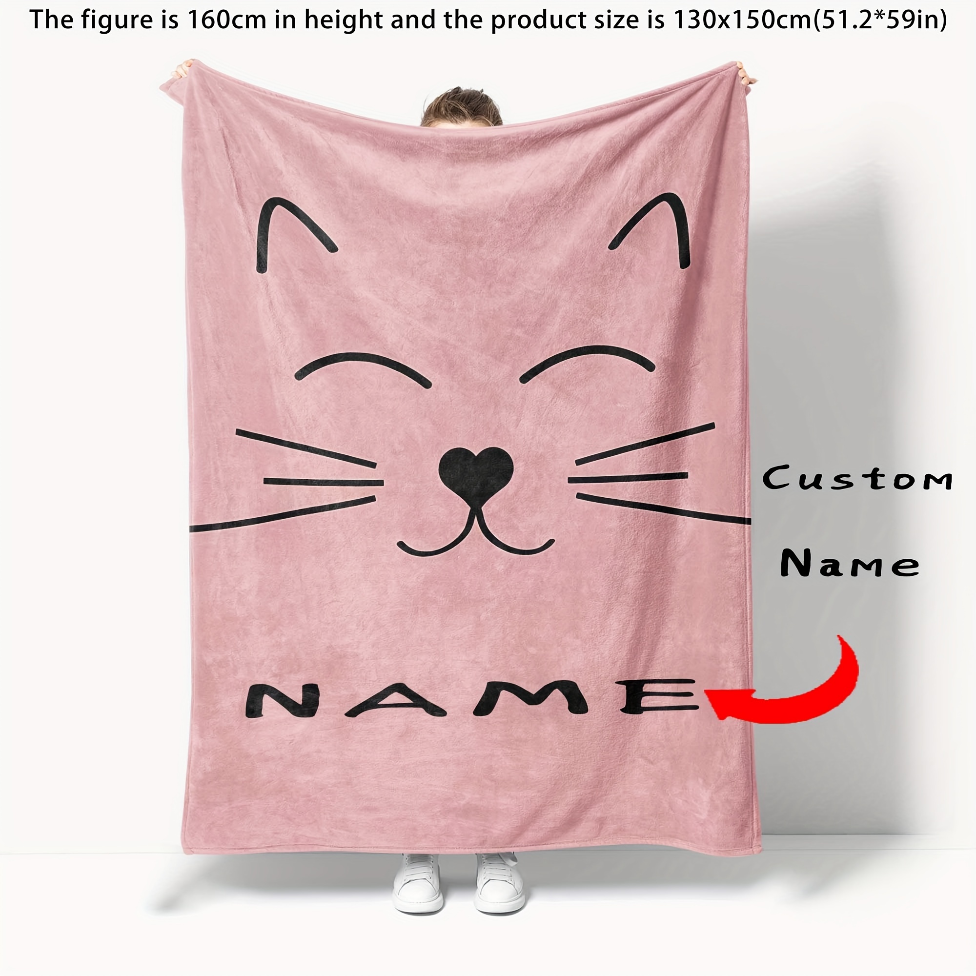 

Cat Blanket - , & - For Bed, Sofa, Camping & - , Boys & Adults -