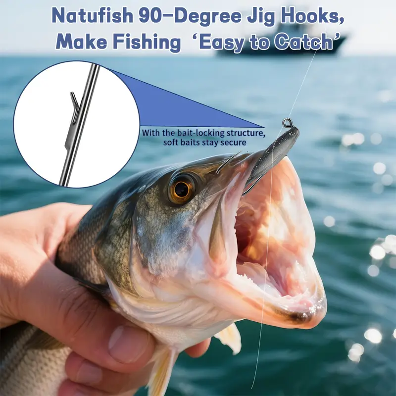 fishing jig hooks fishing hooks 90 degree round - Temu Greece fishing jig hooks fishing hooks 90 degree round - Temu Greece